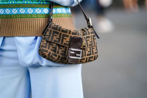 baguette fendi in stampa cocco|fendi baguette bag.